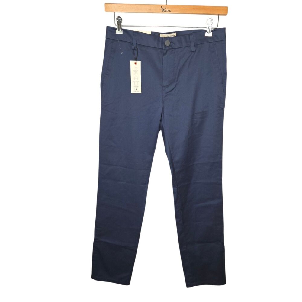 NWT Hawker Rye Men's Slim Fit Chino Pants 30x30 Insignia Blue Stretch